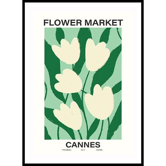 Abstract Flower Market Floral Wall Art Poster 3